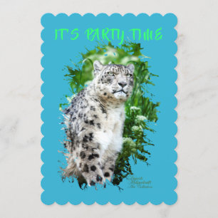 Snow Leopard Invitation