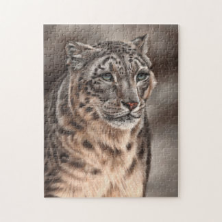 Snow Leopard Jigsaw Puzzle