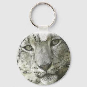 Snow Leopard Keychain