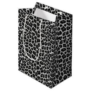Snow leopard medium gift bag