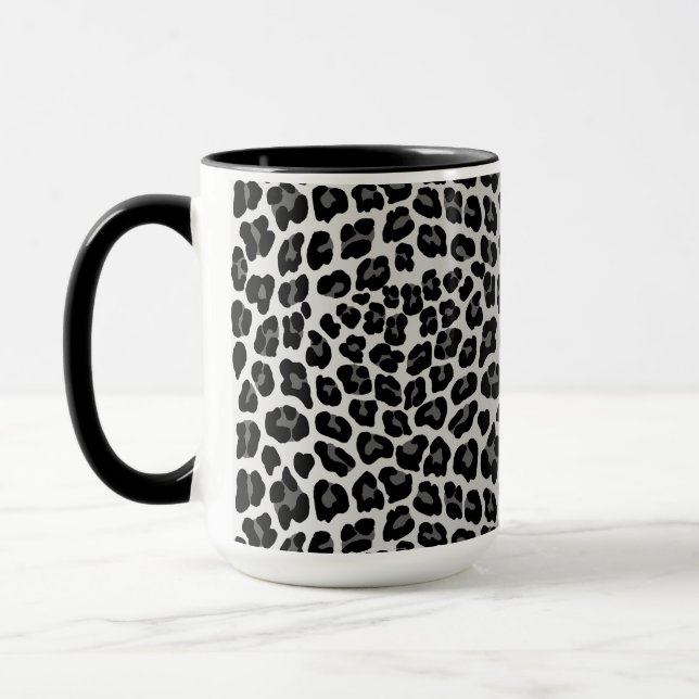 Snow leopard mug (Left)