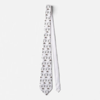 Snow Leopard Pattern Tie