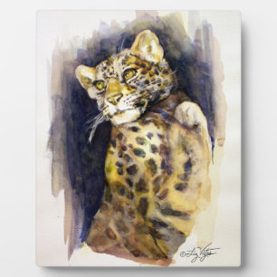 Snow Leopard Plaque