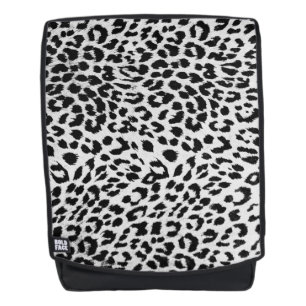 Snow Leopard Print Backpack
