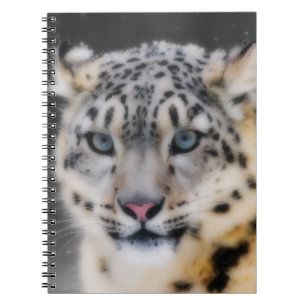Snow Leopard Spiral Notebook