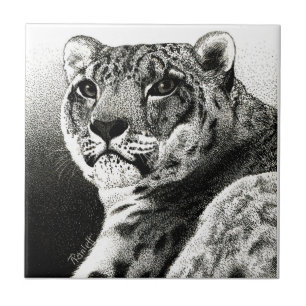 Snow Leopard Tile