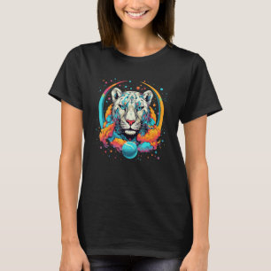 Snow Leopard Wild Animal Snow Leopard Men Women Ki T-Shirt