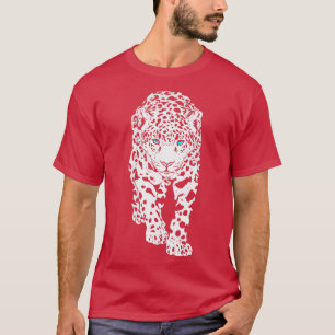 Snow Leopard Wild Big Cat Wildlife T-Shirt