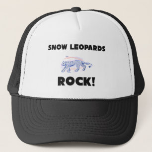 Snow Leopards Rock Trucker Hat
