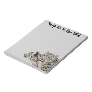 Snow Leopards Wildlife Notepads