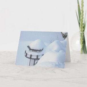 Snow Lighthouse Card