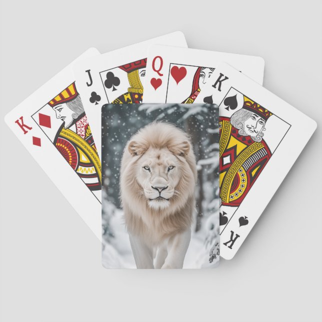 Snow Lion Playing Cards (Back)