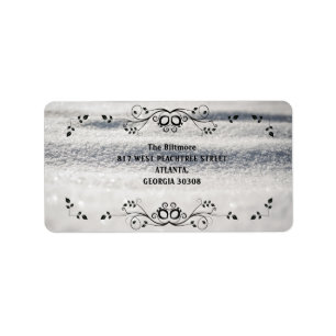 Snow lover label