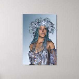 Snow Maiden Canvas Print