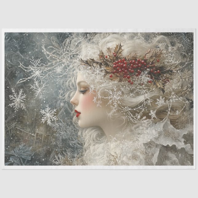Snow Maiden Tissue Paper (Front)