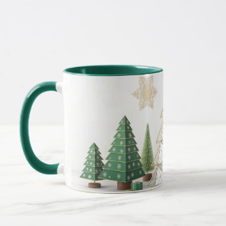 snow man mug