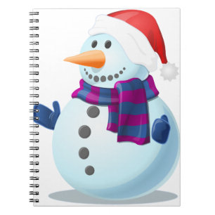 snow man notebook