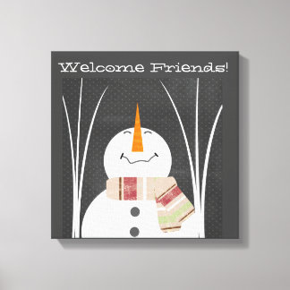 Snow man sign