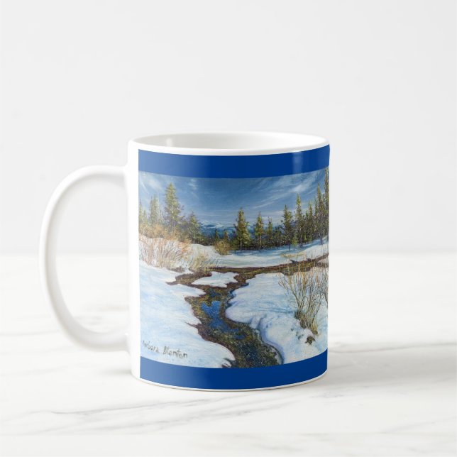 Snow Melt Coffee Mug (Left)