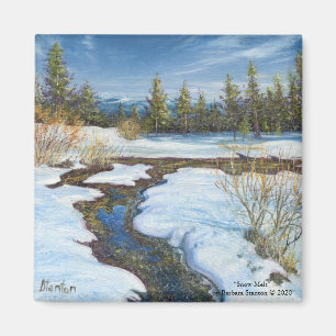 "Snow Melt" Magnet