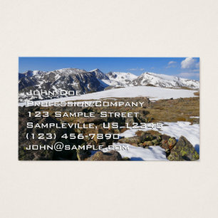 Snow Melting on the Rocky Mountains
