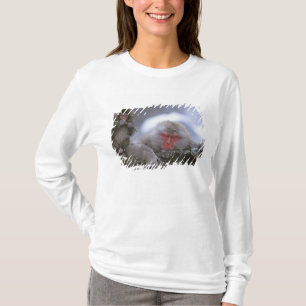 Snow Monkey Mother & Child, Jigokudani, Nagano, T-Shirt
