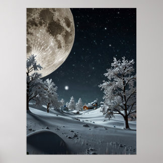 SNOW MOON POSTER