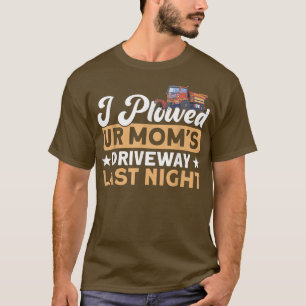 Snow Motif for Snow Plough Driver741 T-Shirt