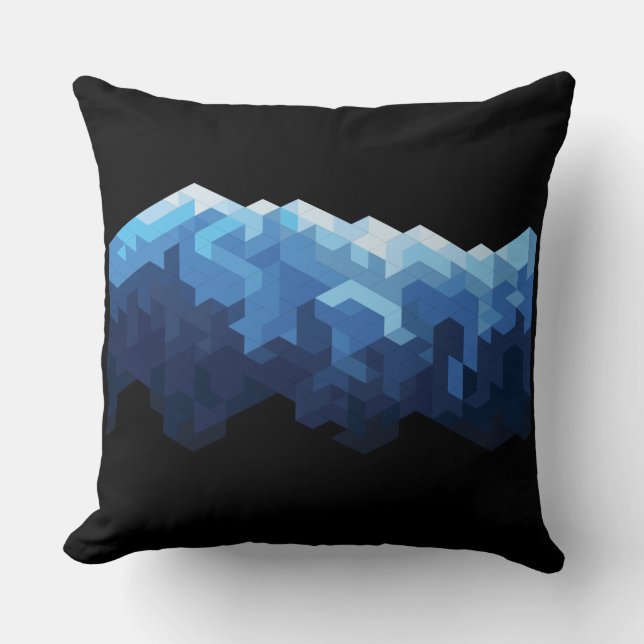 Snow mountain cushion (Front)