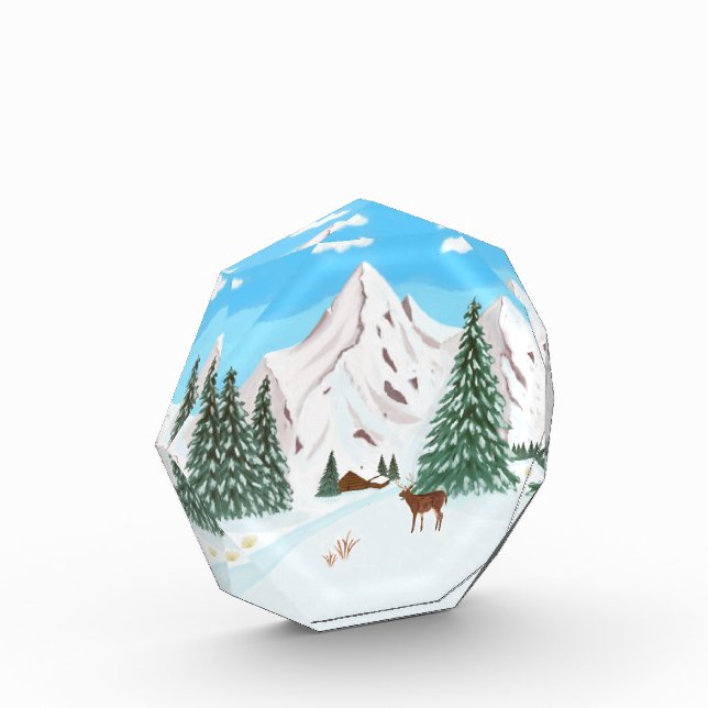 Snow Mountains Photo Block (Left)