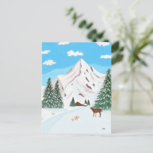 Snow Mountains Postcard