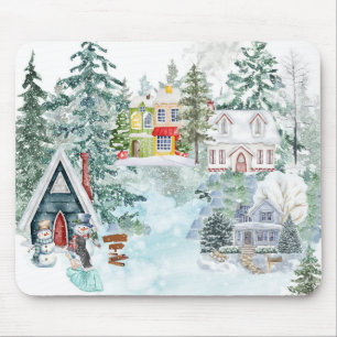 Snow Mouse Pad
