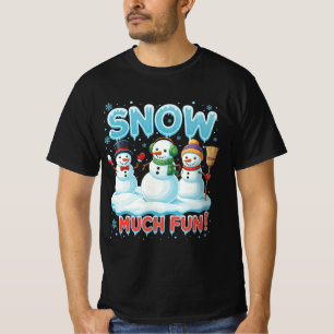 Snow Much Fun by Asarteon T-Shirt