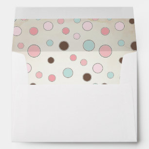 Snow Much Fun Pink Polka Dot Envelope