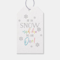 Snow Much Fun | Silver Rainbow First Birthday