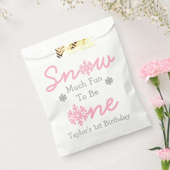 Snow Much Fun To Be One Favour Bags (Sealed)