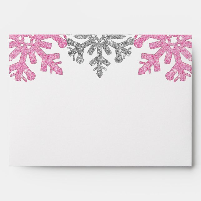 Snow Much Fun To Be One Winter 1st Birthday Envelope (Front)