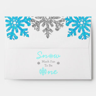 Snow Much Fun To Be One Winter 1st Birthday Envelope
