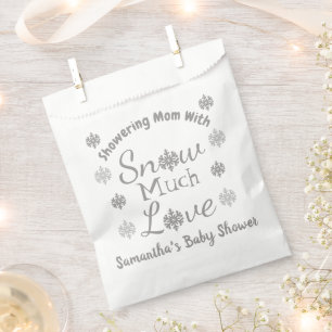 Snow Much Love Baby Shower Favour Bags