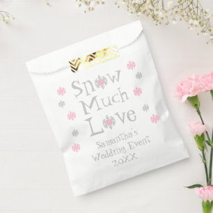 Snow Much Love Wedding Event Favour Bags
