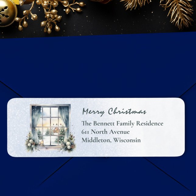 Snow Nordic Winter Scene Watercolor Christmas (Creator Uploaded)