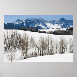 Snow on Dallas Divide Poster