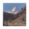 Snow on Matterhorn Blue Sky Alpine Forest Magnet