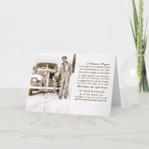SNOW ON SNOW Greeting Card