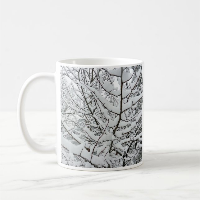 SNOW ON THE BRANCHES  COFFEE MUG (Left)