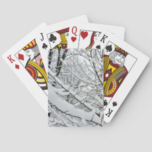 SNOW ON THE BRANCHES PLAYING CARDS