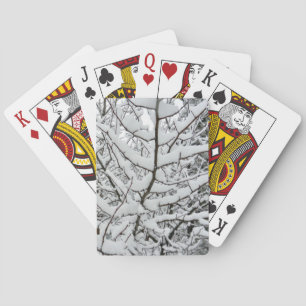 SNOW ON THE BRANCHES PLAYING CARDS