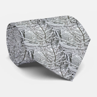 SNOW ON THE BRANCHES tie