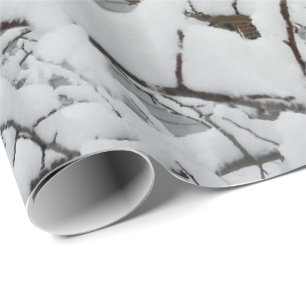 SNOW ON THE BRANCHES wrapping paper