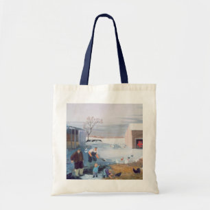 Snow on the Farm Tote Bag